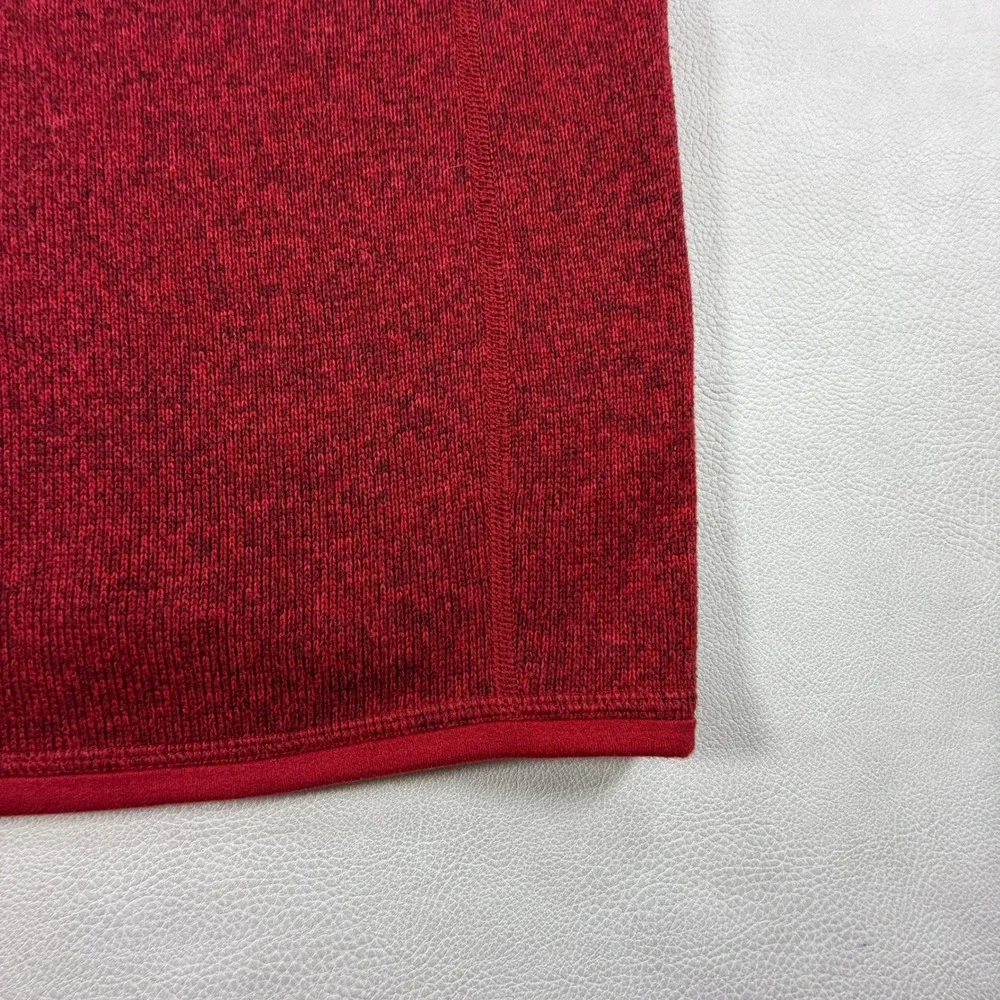 Patagonia Better Sweater 1/4 Zip Fleece Pullover Mens Medium Red Heather